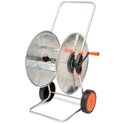 Avvolgitubo Irrigazione Carrellato Agrati Acciaio Zincato Ruote Plt X Tubo 1/2 Mt 110