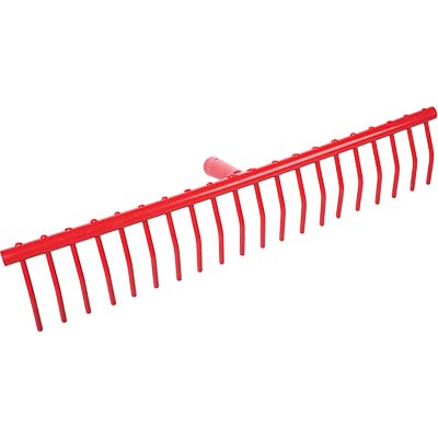 Rastrellone Acciaio Fieno Stars Denti 20 Cm 61 O.Conico Mm 26