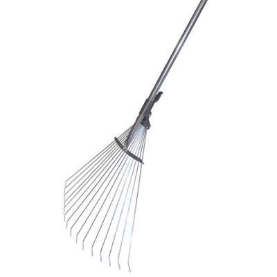 Scopa Giardino A Ventaglio Velox Stars - Acciaio Zinc H.Cm 151- 6 Pezzi