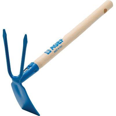 Zappetta Quadro Bidente New Agef - Acciaio Vern/Faggio Cm 29- 12 Pezzi