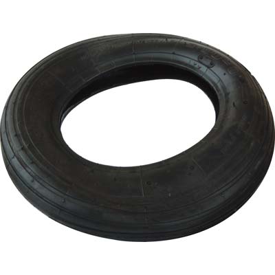 Pneumatico X Ruota Carriola 4.00X8 Gomma Nera + Pfu