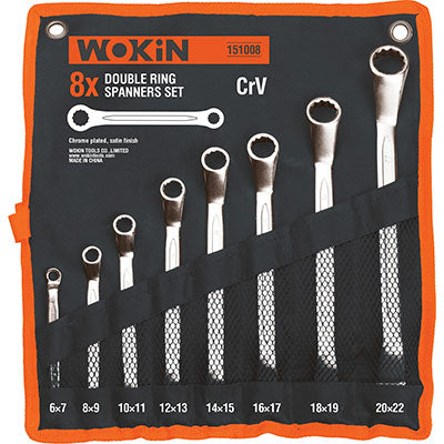 Chiavi Poligonali Serie 151008 Wokin - Mm 6/22 Cf=Pz 8- 1 Confezioni