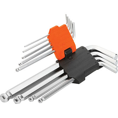 Chiavi Esagonali Sferiche 207509 Wokin - Mm 1,5/10 Cf=Pz 9- 2 Confezioni