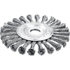 Spazzola Acciaio Ritorto + Foro 7706 Wokin - Mm 175 F.Mm 22,2 770607- 2 Pezzi