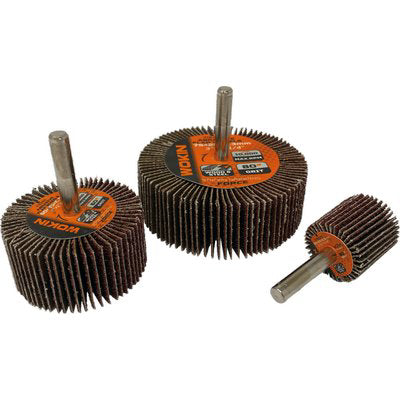 Ruota Abrasiva Lamellare 776 Wokin - Mm 25X25 Grana 120 G.Mm 6 776625- 5 Pezzi