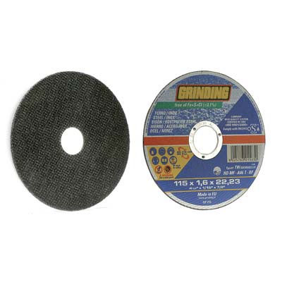 Disco Abrasivo Taglio Ferro Piano Grinding - Mm 230X22,2 H.Mm 1,9- 25 Pezzi