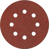 Disco Abrasivo Fibrato Velcrato 8 Fori Imperial - Mm 125X22,2 Grana 320 Cf=Pz 100- 1 Confezioni