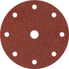 Disco Abrasivo Fibrato Velcrato 9 Fori Imperial - Mm 150X22,2 Grana 120 Cf=Pz 100- 1 Confezioni