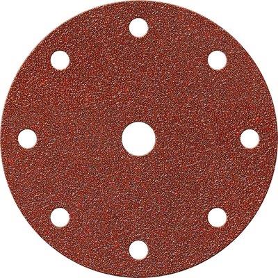 Disco Abrasivo Fibrato Velcrato 9 Fori Imperial - Mm 150X22,2 Grana 280 Cf=Pz 100- 1 Confezioni