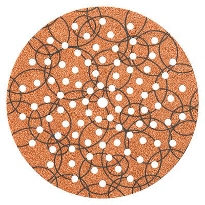 Disco Abrasivo Fibrato Velcrato 91 Fori Imperial - Mm 225X22,2 Grana 150 Cf=Pz 25- 1 Confezioni