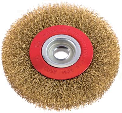 Spazzola Acciaio Circolare + Foro Pg 488.00 Mm 150 F.Mm 32/20/16