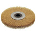 Spazzola Acciaio Circolare + Foro Cebo Mm 150X20 F.Mm 16