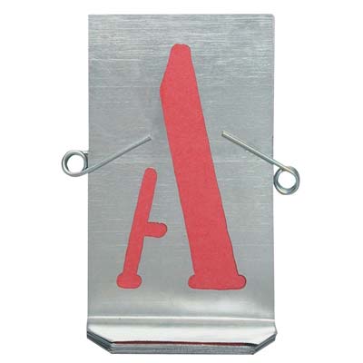 Stampi Traforati Serie Lettere - A/Z Mm 60- 1 Confezioni