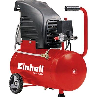 Compressore Ac Coassiale Tcac 190/24 Einhell Lubrificato Lt 24 Hp 2,0