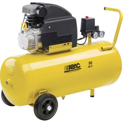 Compressore Ac Coassiale Montecarlo B20 Abac Lubrificato Lt 50 Hp 2,0