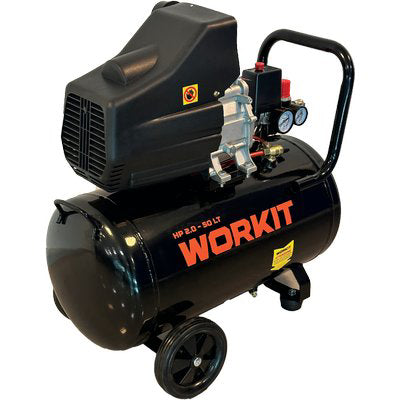 Compressore Ac Coassiale Workit Lubrificato Lt 50 Hp 2,0