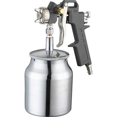 Aerografo Ac + Serbatoio Alluminio Inferiore Effe Lt 1,0 Ugello Mm 1,8 Attacco Rapido