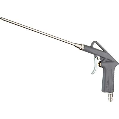 Pistola Soffiaggio Ac Lunga Attacco Rapido Effe - Alluminio Nichelato- 2 Pezzi