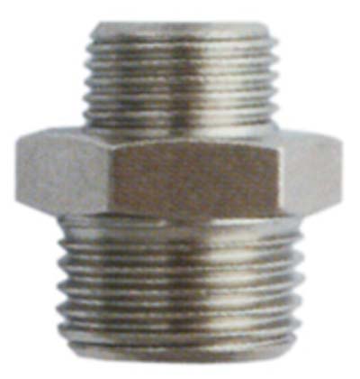 Nipplo Ac 33/N Ani - 1/4Mx3/8M- 10 Pezzi