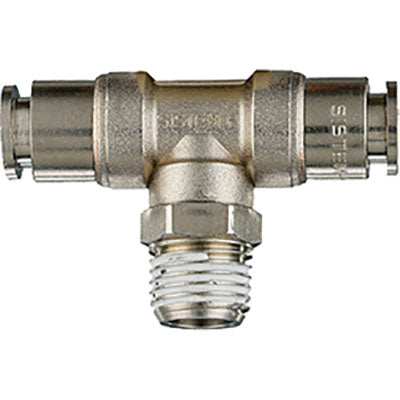 Tee Girevole Auto Ac 50/Dg Ani - Mm 10X1/4Mx10- 10 Pezzi