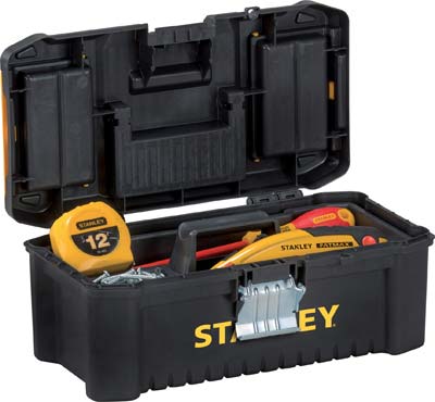 Cassetta Portautensili Essential Stanley 12,5 Chiusura Metal Cm 32X19 H.Cm 13 Stst175515