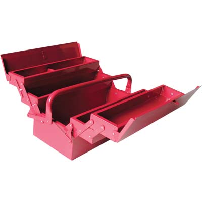 Cassetta Portautensili Metallica Effe 5 Scomparti Cm 46X20 H.Cm 20