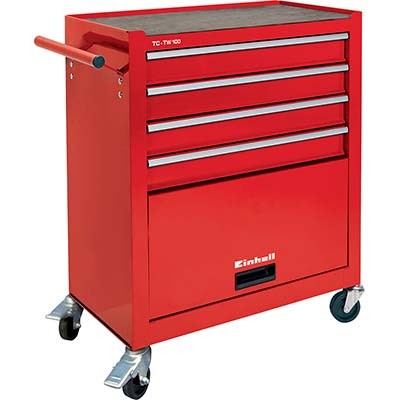 Mobile Portautensili Su Ruote Tctw 100 Einhell 5 Cassetti Cm 69.5X33 H.Cm 76