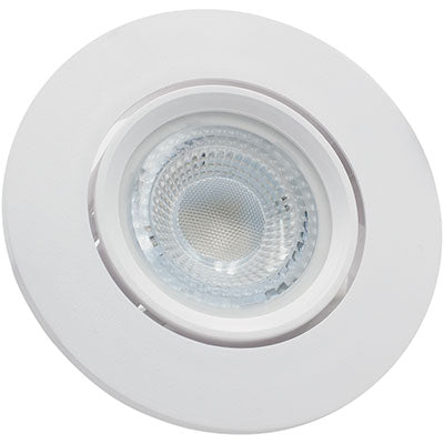 Faretto Incasso Tondo Klirs Century - Bianco Mm 90 Orientabile- 5 Pezzi