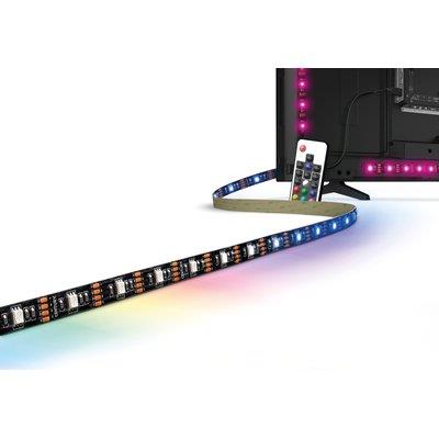 Striscia Led Adesiva Kit Tv Century 5575 Usb Volt 5 W 4,0 Rgb Mt 3 + Telecomando