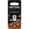 Pila Apparecchio Acustico Rayovac 312 Varta - Marrone Cf=Pz 6- 10 Confezioni