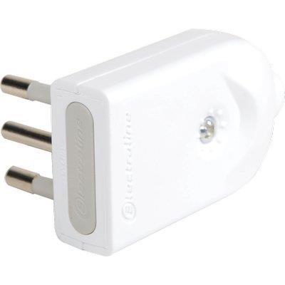 Spina Mobile Orientabile Electraline - Bianco 2P+T 10A- 25 Pezzi