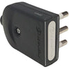 Spina Mobile Orientabile Electraline - Nero 2P+T 16A- 25 Pezzi