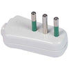 Spina Mobile Ribassata Garanti - Bianco 2P+T 10A- 10 Pezzi