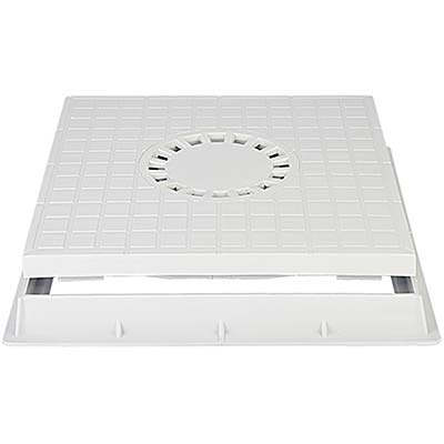 Chiusino Sifonato X Pozzetto Derivazione Plastica Cm 40X40 + Telaio