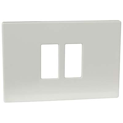 Placca Coprifrutti Venus Marlanvil - Resina Avorio Posti 2 Ravvicinati Mm 115X80- 10 Pezzi