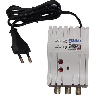 Amplificatore Tv Autoalimentato 5G Ingresso 1 Uscite 2 Connessione F