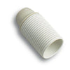 Portalampada Camicia Filettata - Bakelite Bianco E27 M10X1- 25 Pezzi