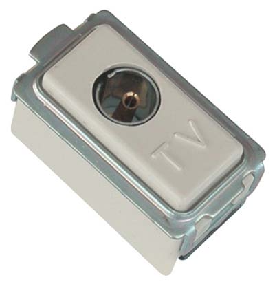 Presa Tv Passante Venus Marlanvil - Mm 9,5- 6 Pezzi