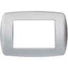 Placca Coprifrutti Millenium Marlanvil - Alluminio Satinato Posti 3 Mm 122X83- 15 Pezzi