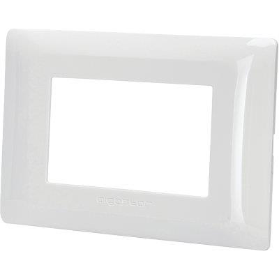 Placca Coprifrutti Abm - Bianco Posti 3 Mm 120X85- 8 Pezzi