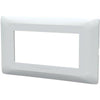 Placca Coprifrutti Abm - Bianco Posti 4 Mm 140X85- 8 Pezzi