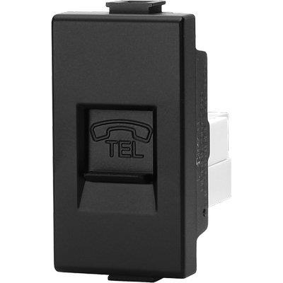 Presa Plug 6/4 Abm - Nero- 8 Pezzi