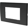 Placca Coprifrutti Avp - Nero Posti 3 Mm 120X85- 8 Pezzi
