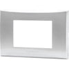 Placca Coprifrutti Avp - Argento Posti 3 Mm 120X85- 8 Pezzi