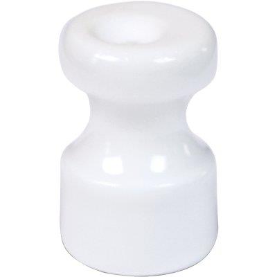 Isolatore Country Fme - Ceramica Bianco Mm 16- 10 Pezzi