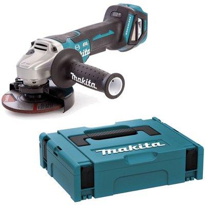 Smerigliatrice Angolare Batteria Dga513Zj Makita Volt 18 Mm 125 Solo Corpo Macchina + Valigia