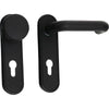 Maniglia Antipanico 07070.24 Cisa - Maniglia + Pomo Fisso Nero Cf=Pz 2- 1 Confezioni