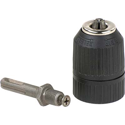 Mandrino Autoserrante + Adattatore Sds Plus - 1/2Fxmm 20 X Punte Mm 1,5/13- 2 Pezzi