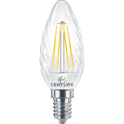Lampada Wire Led Tortiglione Incanto Century - Naturale Volt 230 Watt 4 Lumen 470 E14- 5 Pezzi