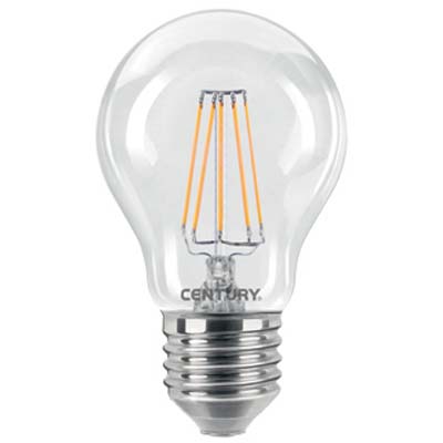 Lampada Wire Led Goccia Incanto Century - Calda Volt 230 Watt 11 Lumen 1521 E27- 2 Pezzi
